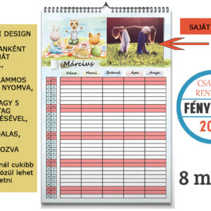 2025-ös családi rendező fényképes filofax határidőnapló, család gyerek rendszerező, fotós ajándék, éves rendező, romantikus anyának, gyerekek, karácsonyi