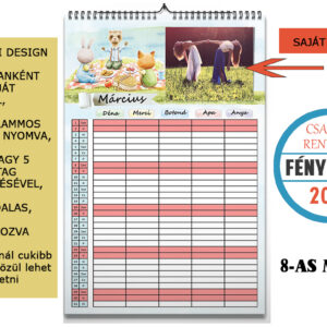 2026 fényképes családi rendező naptár – személyre szabható design Családi naptár 2026 – saját fotókkal minden hónapban Egyedi design családi tervező naptár saját képekkel Praktikus 2026 családi rendező naptár havi bontásban Személyre szabott fényképes családi naptár ajándékba Családi programnaptár 2026 – saját fotókkal ellátva Modern, egyedi családi rendező naptár saját képekkel Ajándék ötlet: fényképes családi naptár 2026 Falra akasztható családi tervező naptár saját fotókkal Havi bontású családi naptár 2026 saját emlékekkel Családi rendező naptár jegyzethellyel és fényképekkel Személyre szabható 2026 családi naptár – modern design Fotós családi naptár 2026 – praktikus és szívhez szóló
