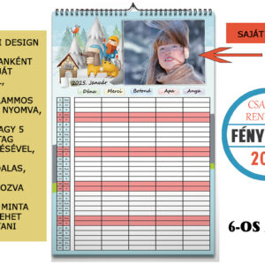 2026 fényképes családi rendező naptár – személyre szabható design Családi naptár 2026 – saját fotókkal minden hónapban Egyedi design családi tervező naptár saját képekkel Praktikus 2026 családi rendező naptár havi bontásban Személyre szabott fényképes családi naptár ajándékba Családi programnaptár 2026 – saját fotókkal ellátva Modern, egyedi családi rendező naptár saját képekkel Ajándék ötlet: fényképes családi naptár 2026 Falra akasztható családi tervező naptár saját fotókkal Havi bontású családi naptár 2026 saját emlékekkel Családi rendező naptár jegyzethellyel és fényképekkel Személyre szabható 2026 családi naptár – modern design Fotós családi naptár 2026 – praktikus és szívhez szóló