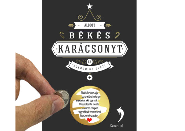 Egyedi kaparós sorsjegy, személyre szóló, névre szóló, gyerekeknek, kislánynak felnőttnek, vicces ajándék, ajándék kisérő, különleges vicces ajándék kaparós titkos üzenet secret message apró ajándék, figyelmesség, apróság, karácsonyi üdvözlőlap