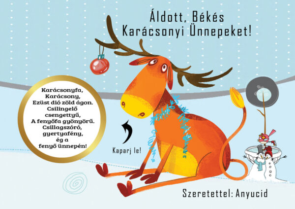 Egyedi kaparós sorsjegy, személyre szóló, névre szóló, gyerekeknek, kislánynak felnőttnek, vicces ajándék, ajándék kisérő, különleges vicces ajándék kaparós titkos üzenet secret message apró ajándék, figyelmesség, apróság, karácsonyi üdvözlőlap