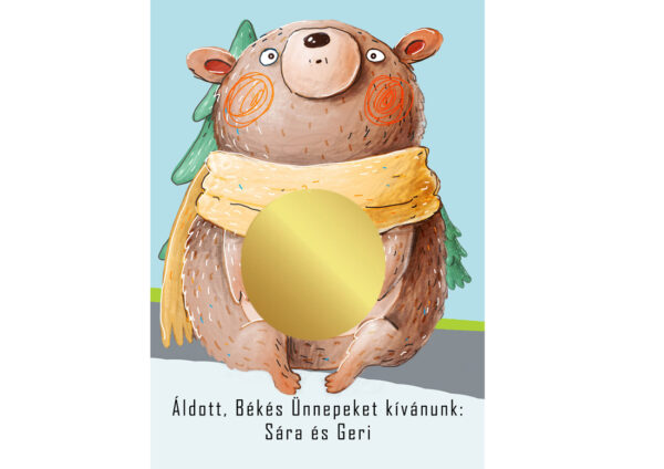 Egyedi kaparós sorsjegy, személyre szóló, névre szóló, gyerekeknek, kislánynak felnőttnek, vicces ajándék, ajándék kisérő, különleges vicces ajándék kaparós titkos üzenet secret message apró ajándék, figyelmesség, apróság, karácsonyi üdvözlőlap