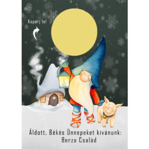 Egyedi kaparós sorsjegy, személyre szóló, névre szóló, gyerekeknek, kislánynak felnőttnek, vicces ajándék, ajándék kisérő, különleges vicces ajándék kaparós titkos üzenet secret message apró ajándék, figyelmesség, apróság, karácsonyi üdvözlőlap