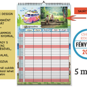 2025-ös családi rendező fényképes filofax határidőnapló, család gyerek rendszerező, fotós ajándék, éves rendező, romantikus anyának, gyerekek, karácsonyi